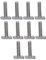 T Bolt M8x60 Hammer Head Bolt Stainless Steel T Slot Screw Mechanical Hardware Part for Aluminum Profile, Photovoltaic Solar Mountin