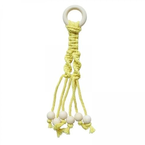 F Fityle 2X Kreativer Baumwollseil Gewebter Haken, Hängender Obsthaken, Bananenaufhänger, Handgewebter Boho Stil Halter für Küchenzubehör, Shop Bananen Display