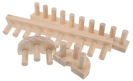iplusmile Kit de Telar de Madera Modular para Mantas, Herramienta Multifuncional para Tejer a Mano, Tabla de Tejido Reutilizable para Sofá, Accesorios de Tejido Diy, Adecuado