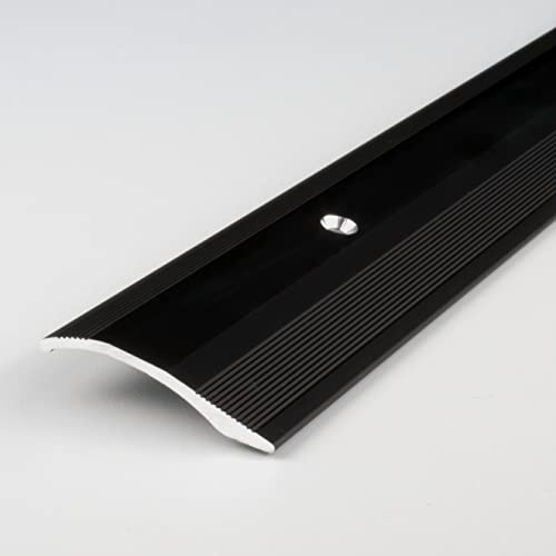 PROVISTON | Ausgleichsprofil | Aluminium eloxiert | Bronze Dunkel | Breite 40 mm | Höhe 5 mm | Länge 1000 mm | Gebohrt | Anpassungsprofil | Übergangsprofil | Bodenprofil | Metallprofil | 1 Stück