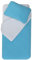 Domiva - Bettwäsche 75 x 120 cm + Kissenbezug 35 x 45 cm, Türkis/Light Blue