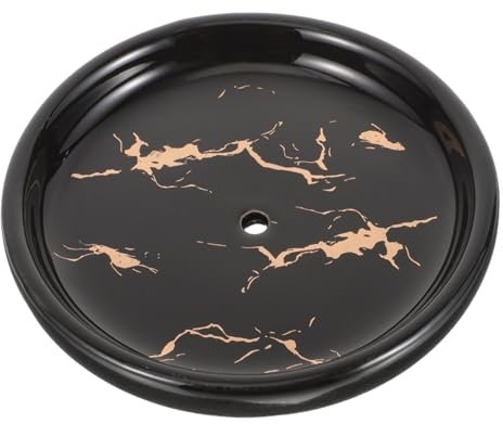 GOOHOCHY Dekorative Seifenschale Ablauf Multifunktionale Seifenablage Für Badezimmer Und Dusche Design Marmoroptik Für Schmuckaufbewahrung