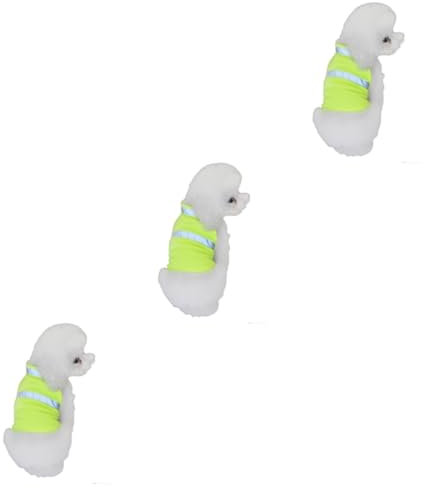 Beavorty 3St für Hunde Warnweste einstellbar Kleider laufweste Tanktops Hund sichere Weste reflektierende der Hund Kleidung Kleiner Hund großer Hund Arbeit