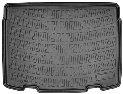 Rizline Passgenau 3D Kofferraumwanne Kompatibel mit Opel Astra L Electric & Hybrid Kofferraummatte ** ohne Soundsystem** Schutzmatte Auto Zubehör TPE Gummi Dauerhaft Schwarz