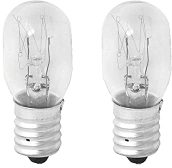 A2ZWORLD 2 Pezzi Lampadine Frigo E14 15W 230V, Ricambio Luci Alogene per Frigorifero 2800K 80LM con Vetro Trasparente