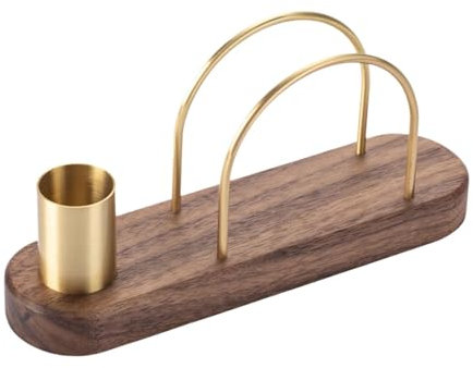 DimyFew Serviettenhalter mit Zahnstocherhalter Modern für Esszimmer Desktop Haushalt
