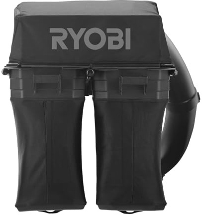 RYOBI - Bac de ramassage 220 L + lot 2 Lames de Rechange 38 cm (spéciales ramassage) pour Riders sur Batterie RY48RM76A / RY48RM76AD2C - RAC455