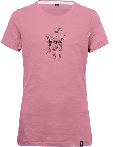 Chillaz Kinder Gandia Chalkbag Flower T-Shirt, Rosa, 164