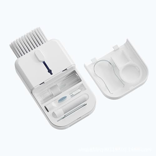 Clean Kit für Apods 11 in 1 Multifunktions Kopfhörer Reinigungsset Werkzeug Weiche Bürste Beflockungsschwamm Kamera Bildschirmlinsen Reinigungsbürste für Apods Phone Kamera Tastatur