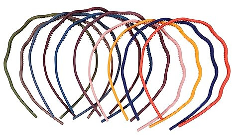 NOLITOY 10 Pièces Bandeau hairpin barrette hair pin hair bow hair charms épingles femmes Cerceaux à cheveux avec dents non cerceau de cheveux de bain cerceau de cheveux simple Plastique