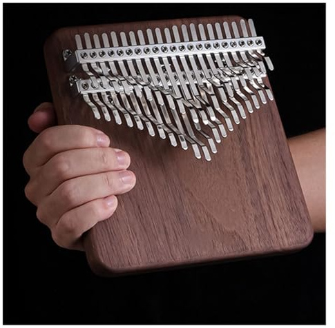 Daumenklavier 42 Töne chromatisches Daumenklavier Kalimba Walnuss Anfänger Board Finger Piano