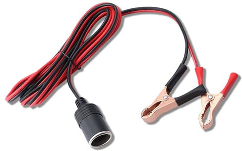 Wsdsgz 12V 24V Car Battery Clamp To Car Female Power Socket Extension Cord For Automotive Device Power Cable
