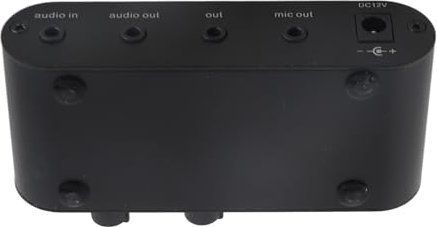 Liten Stereo -ljudförförstärkare med 3 Utgångsportar, Dubbel OP -förstärkare, Aluminium ABS -hörlurarförstärkare för Högtalare
