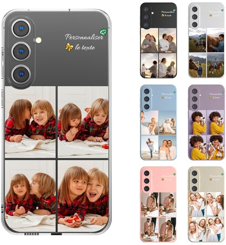 LQGBFCLK Personalisierte Handyhülle für Samsung Galaxy A56 5G, Personalisiert Hülle mit Bild Foto Text Selbst Gestalten Design Schutzhülle, Stoßfeste Kratzfeste weiche TPU Hülle (Mehrfarbig)