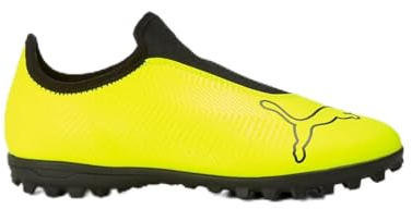Puma Botas de fútbol Finesse Astro Turf para niños, Amarillo y negro, 4 UK