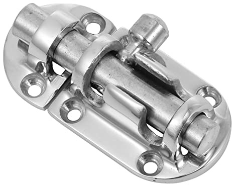 SEWACC Chiavistello Scorrevole Acciaio Inox per Porte e Finestre Serratura Sicurezza Resistente per Barche Cancelli Armadi e Bagni