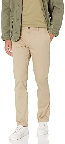 Goodthreads Men's Skinny-Fit Washed Chino Pants, -Khaki, 31W x 30L