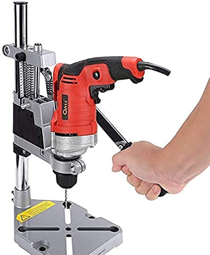 GOTOTOP Drill Press, Adjustable Desktop Drill Stand with Universal Bench Clamp Workbench Support Tool Repair Station for Stand Rotary Tool Drilling