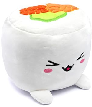 Joy Toy Plushi Uramaki Sushi mit Lachs Plüsch 20 cm, Weiß