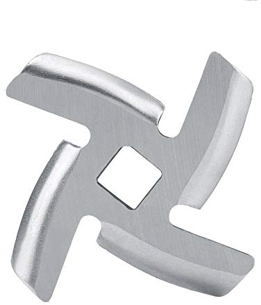 Fleischwolf Messer Klingenschneider Küche Lebensmittel Fleischwolf Klinge Edelstahl Messerschneider Ersatz (2#)