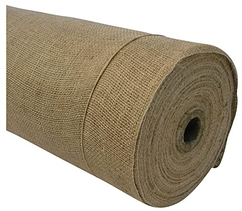NOOR Jutegewebe H215 1,00 x 100 m in Natur I Jute Pflanzenschutz für Baumschulbedarf I Lebensmittelechter Jutestoff – zum Fertigen von Säcken und zum Verpacken von Hopfen und Baumwolle geeignet