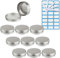 ZEOABSY 10 Piezas Tarros de Aluminio con Tapa Rosca 100ml, Plata Tarros de Aluminio Vacíos Redondo para Contenedor De Cosméticos Cremas Caja de almacenaje con 5 Espátula y 1 Etiqueta