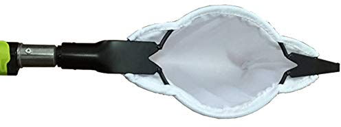 NSXIN Obstpflücker Große Kopfbeutel Erntehelfer Apfelpflücker, Obstfänger mit V-förmiger Mund zum Ernten von Äpfeln, Kirschen, Pflaumen, Obsternter aus Metall, 17 * 14 * 20cm (ohne Stiel)