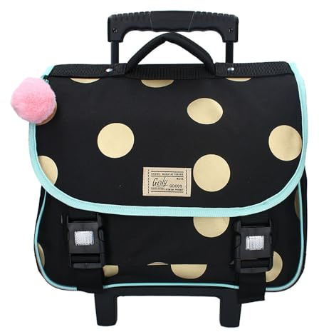 Milky Kiss Cartable à roulettes Forever Dots 38cm 2 compartiments
