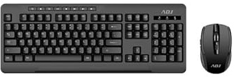 TASTIERA/MOUSE KIT WIFI LEXIS BK 1000DPI 112TASTI MULTIPLUG&PLAYADJ