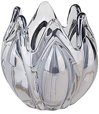 HEXEH Kerzenhalterhalter Glas Kerze Becher Lotus duftende Kerze Kerzenhalter Home Restaurant Dekoration Kerzenhalter Esstisch Desktop Kerzenhalter Kandelaber