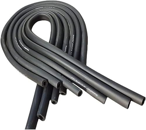 NEZIH Id20/25/32/43/48/60/76/89/110 Mm Schaumrohr Isolierung, Länge 1,8 M Gummi -Kunststoff -Schaumrohr Flexible Schlauchwand Dick 20 Mm/Id 60Mm