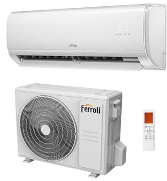Ferroli Climatizzatore Monosplit Giada S Inverter 24000 btu R32 Wi-Fi Classe A++