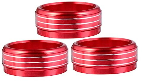 DRESSOOS Roter Aluminium- -knopf für 2013-15 Klimaanlagenknopf-