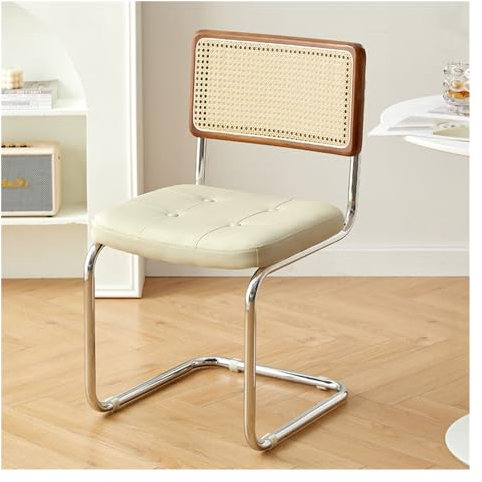 Meedlopia Esszimmerstühle aus Kunstleder, Bequeme, Moderne Küchenstühle ohne Armlehnen für Esszimmerstühle, Wohnzimmer, Schlafzimmer, Wartezimmerstühle