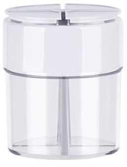 Rurunklee 4-in-1 Seasoning Containers,Clear Cruet Condiment - Multi-Functional Seasoning Containers for Home Restaurant Camping Travel Cooking BBQ