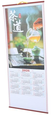 DIYEAH 2026 Jahr des Pferdezylinders wandkalender jahreskalender chinesischer kalender großer Kalender Pferdekalender für das neue Jahr Tierkreispferdkalender Papier