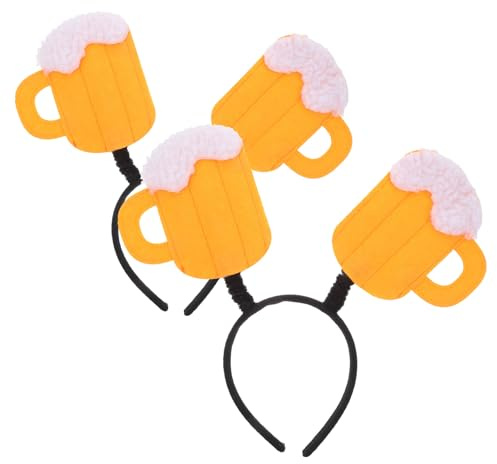 STOBAZA 2Pièces Bandeaux à Bière pour Accessoires de Déguisement Amusants pour Célébrations Style et Design pour Anniversaires Festivals et Événements