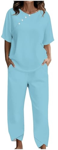 Completi Estivi Donna con Pantaloni Jumpsuit Intere Yoga Attillata Tutoni Montagna Capodanno Tutina Larghi Spolverino Cravatta Oliva Abbigliamento Bretelle Oro Il Animalier Vanno Collo