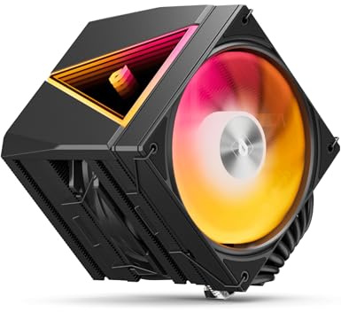 upHere UE2 Elite KC8C CPU Kühler ARGB 120mm,Dual-Tower mit 8 Heatpipes,TDP 280W,Prozessorlüfter für AM5/AM4/AM3 Intel 1851/1700/115x/1200,Leiser PC Kühler
