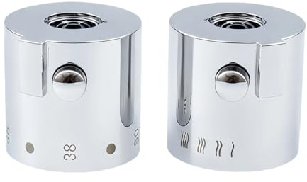 Thermostatic Tub & Shower Mixer - Temperature Control Faucet Handle - Bathroom Tap Parts - Reliable Thermostat for Precise Water Temperature Management
