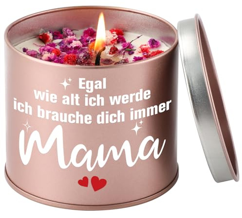 PRSTENLY Geschenke für Mama, Geburtstagsgeschenk für Mama 9oz Duftkerze | Mama Geschenke von Tochter Sohn, Valentinstag, Dankeschön Beste Mutter Geschenke Muttertag Weihnacht