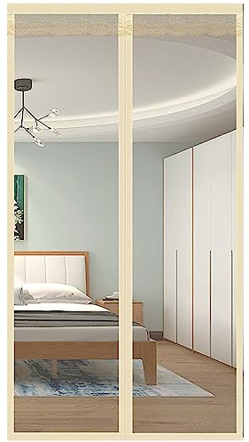 Elegante tenda per porta del patio – Rete frangivista per appartamento, balcone e cortile, protezione dagli insetti e protezione per porte per una decorazione elegante della casa