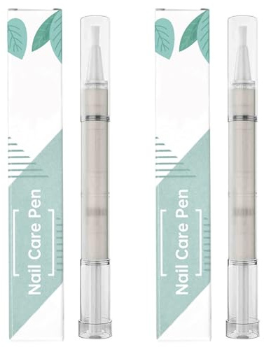 Nagelpflegestift für beschädigte Nägel, 2er-Pack Nagelpilzstift mit Teebaumöl und Vitamin E, pflegende Nagelhautölstifte zur Stärkung brüchiger Nägel, je 4 ml. Pilz, Pflege, Zehenschutz