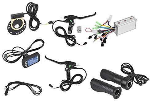 Alomejor 36 V / 48 V 250 W / 350 W Controlador de Motor sin escobillas Kit de Panel LCD Conversión de e-Bici para Bicicleta eléctrica Scooter(36V/48V 250W/350W)