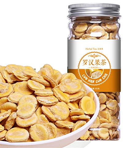 Chino Hierbas Té Flor Fruta Té Rosa Té Enlatado Seda Dorada Crisantemo Embotellado Nuevo Perfumado Té Cuidado de la salud Flores Té Comida verde saludable (65g Momordica grosvenori)