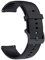 Microwear Uhrenarmband,Smart Watch Uhrenarmbänder Schnellverschluss,TPU,20mm,Verstellbare Smartwatch Ersatzarmbänder für Männer,Frauen (20mm,Black-TPU)