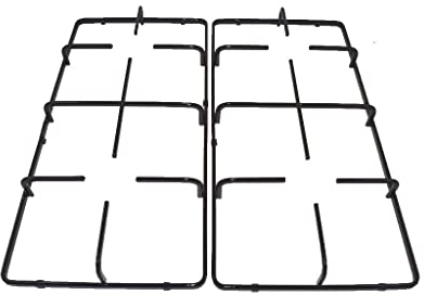 Ufixt Gas Hob Pan Support Stands | 2 Pack Heavy Duty Enamel replacement | 230mm x 475mm | compatible with Indesit Kenwood