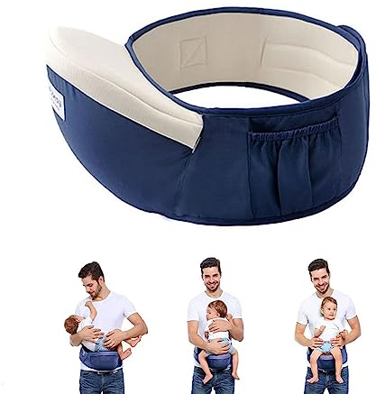 Für Vordersitz, Babytragetasche, ergonomischer Hüftsitz, Bauchhocker, Kleinkinder, Neugeborene, abnehmbare Größe