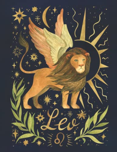 Leo: Leo Zodiac Coloring Book with Positive Affirmations - Perfect Leo Gift