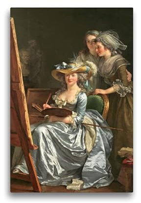 CALVENDO Premium Textil-Leinwand 30 x 45 cm Hochformat Premium Textil-Leinwand 30 cm x 45 cm hoch Adélaide Labille-Guiard | Wandbild, HD-Bild auf Keilrahmen, Wanddekoration, Kunstdruck von U-DO